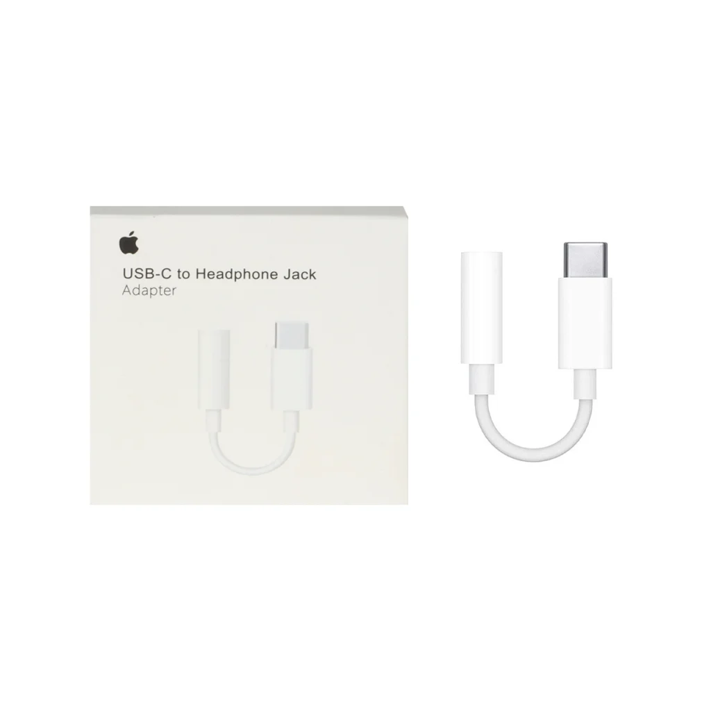 مبدل USB-C به جک ۳.۵ میلیمتری اپل