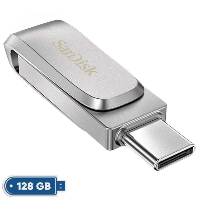 فلش سن دیسک Ultra Dual Drive Luxe USB 3 ظرفیت 128 گیگابایت - تصویر 5