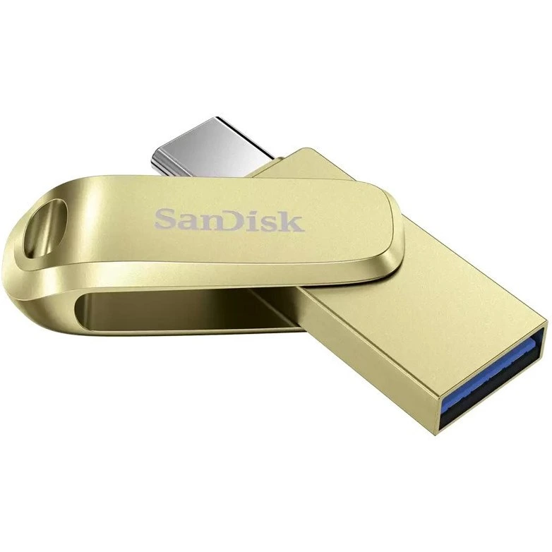 فلش سن دیسک Ultra Dual Drive Luxe USB 3 ظرفیت 128 گیگابایت