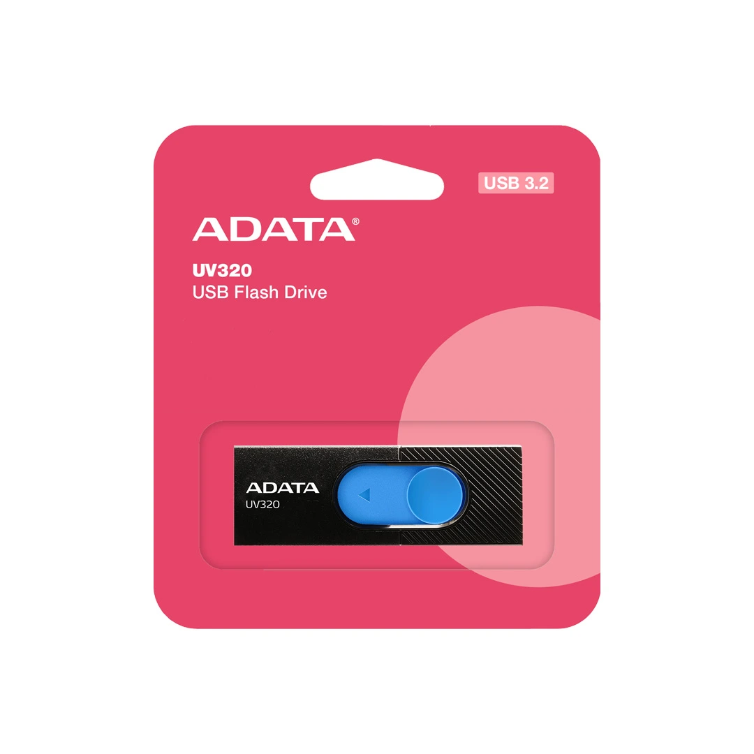 فلش مموری ای دیتا UV320 USB 3 ظرفیت 64 گیگابایت
