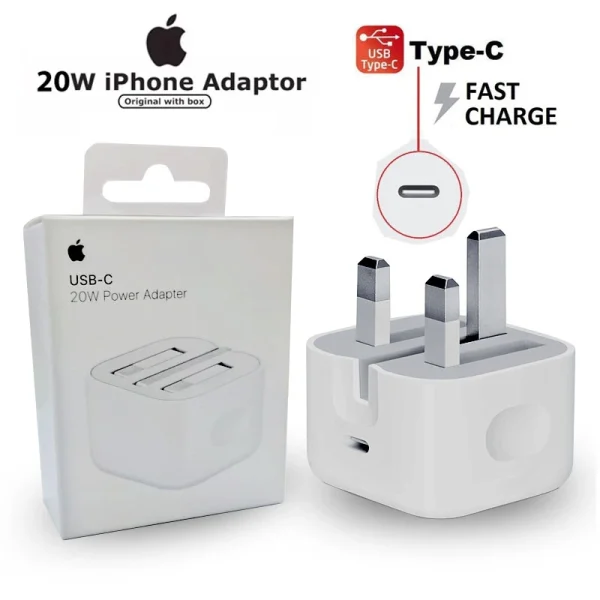 شارژر اپل 20 وات اصل USB-C