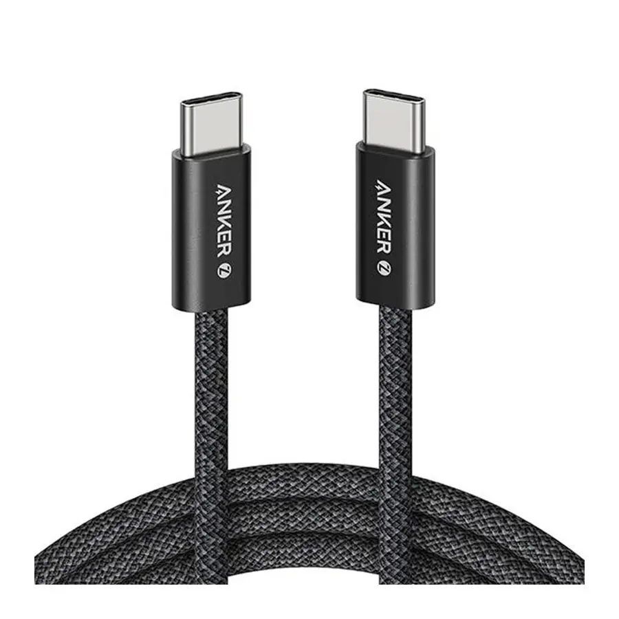 کابل تبدیل USB-C به USB-C انکر مدل Zolo A8060 طول 1 متر با توان 240 وات