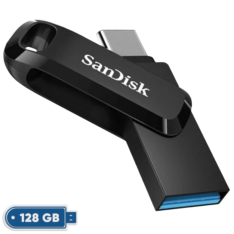 فلش مموری سن دیسک Ultra Dual Drive GO USB 3.2 ظرفیت 128 گیگابایت