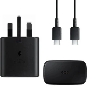 شارژر سامسونگ مدل EP T2510 توان 25 وات سه پین همراه کابل اصل