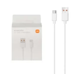 کابل شارژ فست Xiaomi Type-C 6A - سفید - اصل