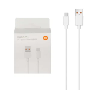 کابل شارژ فست Xiaomi Type-C 6A - سفید - اصل