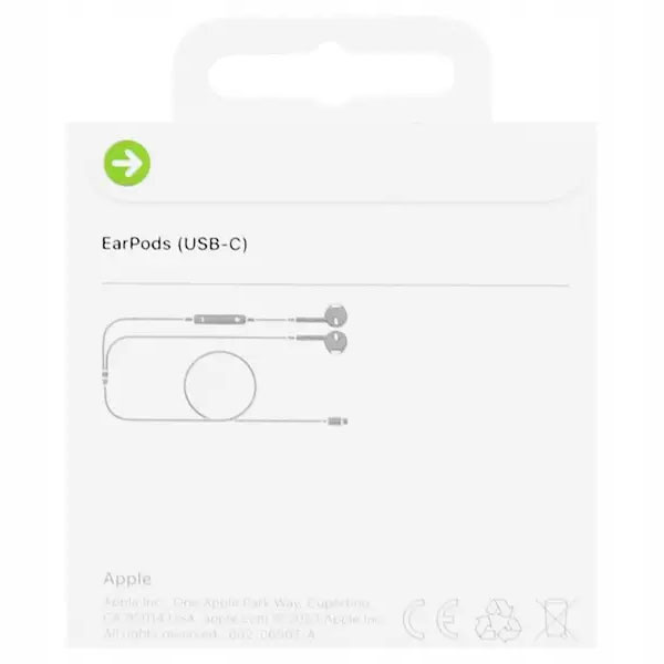 هندزفری سیمی اپل مدل Earpods USB-C - تصویر 2