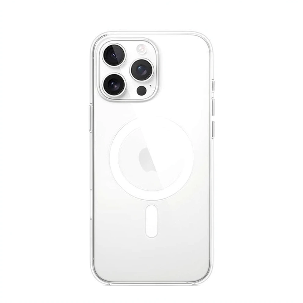 قاب اپل مدل Q SERIES Mag safe IPHONE 14 Pro شفاف دور سفید - تصویر 2