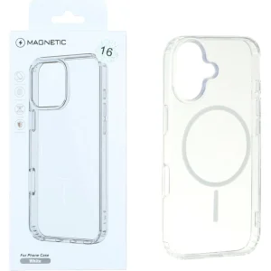 قاب اورجینال Magnetic دور ژله ای MagSafe مدل Apple iPhone 16 - سفید (پک دار)