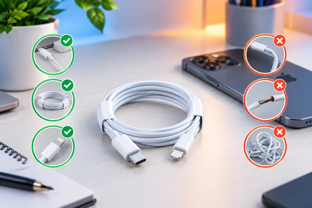 چگونه عمر کابل شارژ آیفون را افزایش دهیم؟
